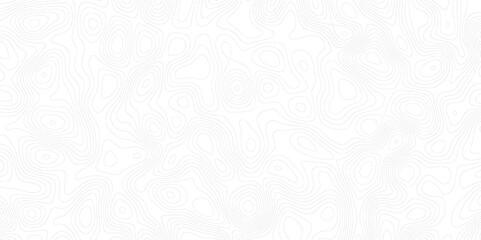 Topographic map background with geographic line map with elevation assignments.Modern design with White topographic wavy pattern design. Paper Texture Imitation of a Geographical map shades .