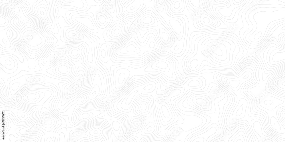Aufkleber Topographic map background with geographic line map with elevation assignments.Modern design with White topographic wavy pattern design. Paper Texture Imitation of a Geographical map shades .