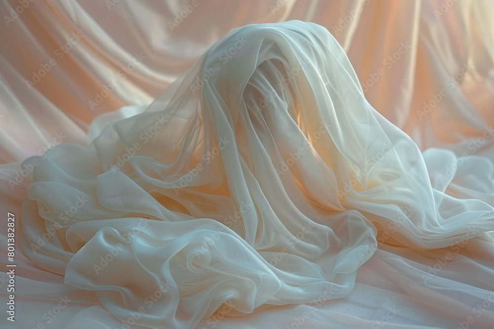 Leinwandbilder a piece of clothing made from a material that adjusts its opacity and color based on the wearer's mo