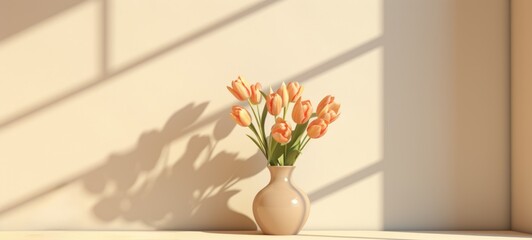 soft tulip arch window room, ai