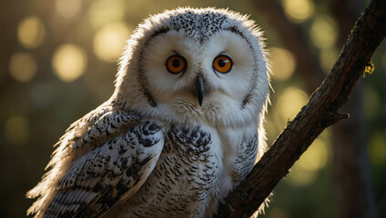 great horned owl in flight