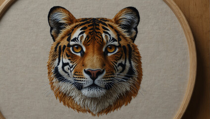 portrait of a bengal tiger