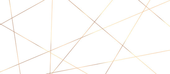 Abstract red and golden color line straight Vector in white background. geometric random chaotic line design with transparent background Vector Illustration.