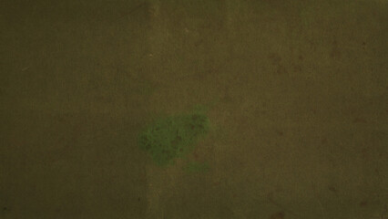 Dull weathered grain paper with green stain