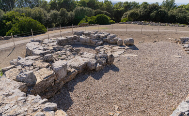 Nuraghe Genna Maria in Villanovaforru - Central Sardinia