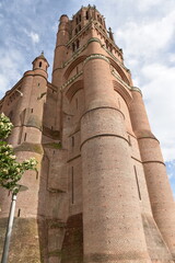 Tours de briques de la cathédrale d'Albi. France
