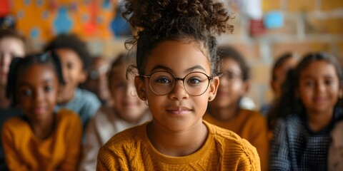 Diverse students and educator training on inclusive teaching practices in classroom setting