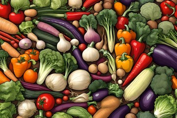 vegetables on the market