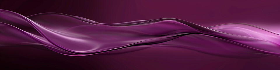 A rich plum wave, deep and luxurious, moves elegantly over a plum background, conveying a sense of richness and depth.