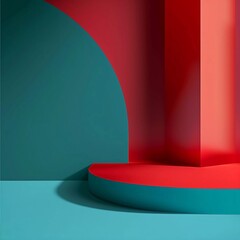 3d render . Realistic mock up for promotion, banners background.