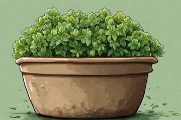 plant in a pot