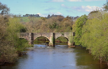 Fototapeta na wymiar Rivers - River Usk, Brecon
