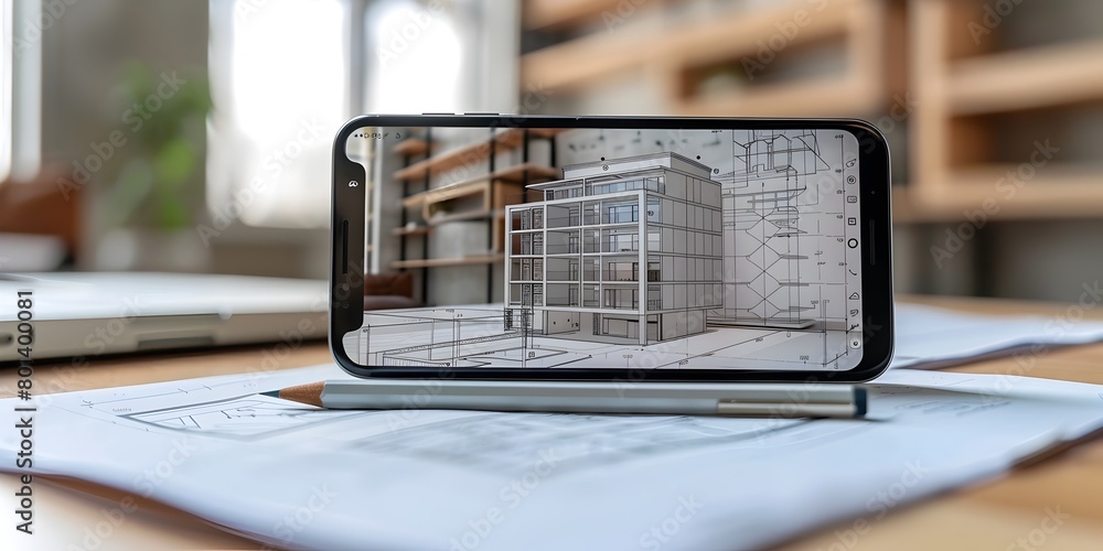 Aufkleber architectural design mobile app helps create digital drawings and 3d models on devices for residenti