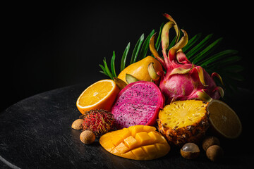 Composition of tropical fruits