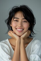Smiling Korean Woman