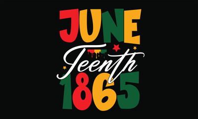 Juneteenth 1865 T-shirt Design Bundle
