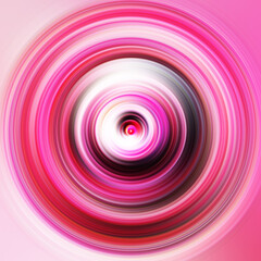 Colorful radial motion effect. Abstract rounded background. Color curves and sphere. Multi color gradient rings and circles wallpaper. Colored texture backdrop and banner.