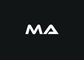 MA letter logo desigen and initial logo desigen