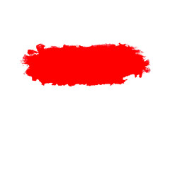 Indonesia flag with brush paint 