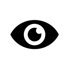 eye, sight, stare, see - vector icon