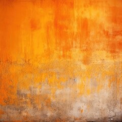 Orange wall texture rough background dark concrete floor old grunge background painted color stucco texture with copy space empty blank 