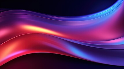 Naklejka premium Gradient neon foil with luxury shiny abstract background. 