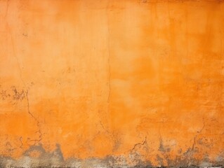 Orange wall texture rough background dark concrete floor old grunge background painted color stucco texture with copy space empty blank 