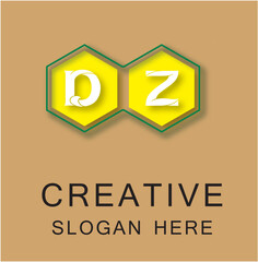 DZ Box Letter Logo Concept