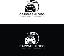 Car Wash Creative and modern logo design Template