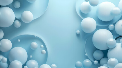 abstract blue background with bubbles