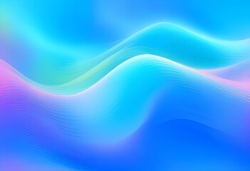 Fototapeta premium An abstract blue background with flowing wave-like textures and soft, pastel colors.