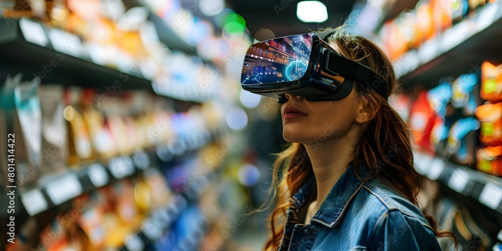 Poster virtual reality experience for marketers to test digital storefront layouts for improved user engage