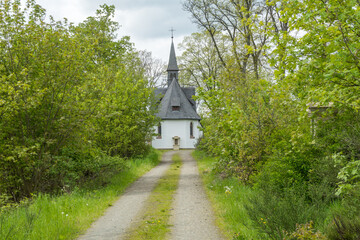 Pilgrimage chapel between the german villages Medebach and Glindfeld