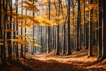 autumn forest in the autumn