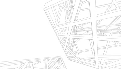 Geometric shapes vector 3d drawing