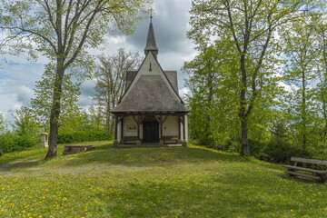 Pilgrimage chapel between the german villages Medebach and Glindfeld
