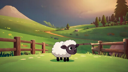 Cartoon Sheep