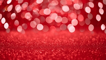 festive red bokeh background with glittering lights perfect for christmas and new years eve parties concept of a dazzling holiday season