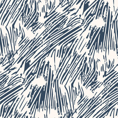 Monochrome Seamless pattern with a simple abstract drawing. Vector
