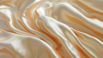 Fototapeta premium Smooth Silk Pillowcase: Close-Up of Smooth and Textured Silk Pillowcase with Luxurious Comfort