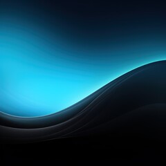 Sky Blue black white glowing abstract gradient shape on black grainy background minimal header cover poster design copy space empty blank copyspace