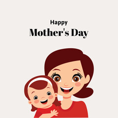 Happy Mother's Day vector design
