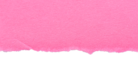 Piece of blank pink paper note