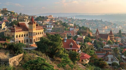 Antananarivo Royal Palaces Skyline