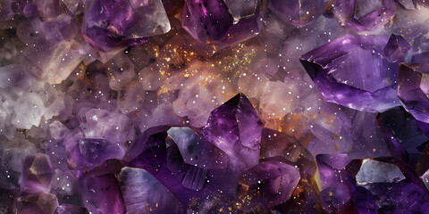 Amethyst stone background