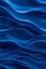 Cerulean blue wavy background, deep and soothing, suitable for spa and wellness center designs