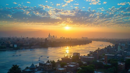 Khartoum Growing Metropolis Skyline