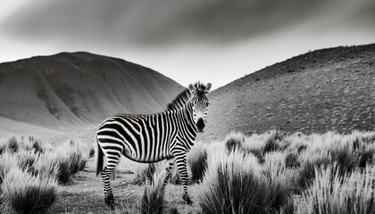 zebra logo black and white ai generated image