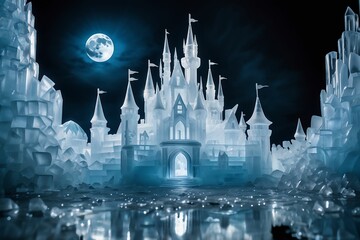 Ice castle winter kingdom 