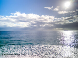 Fort Lauderdale, Florida beach in the morning
